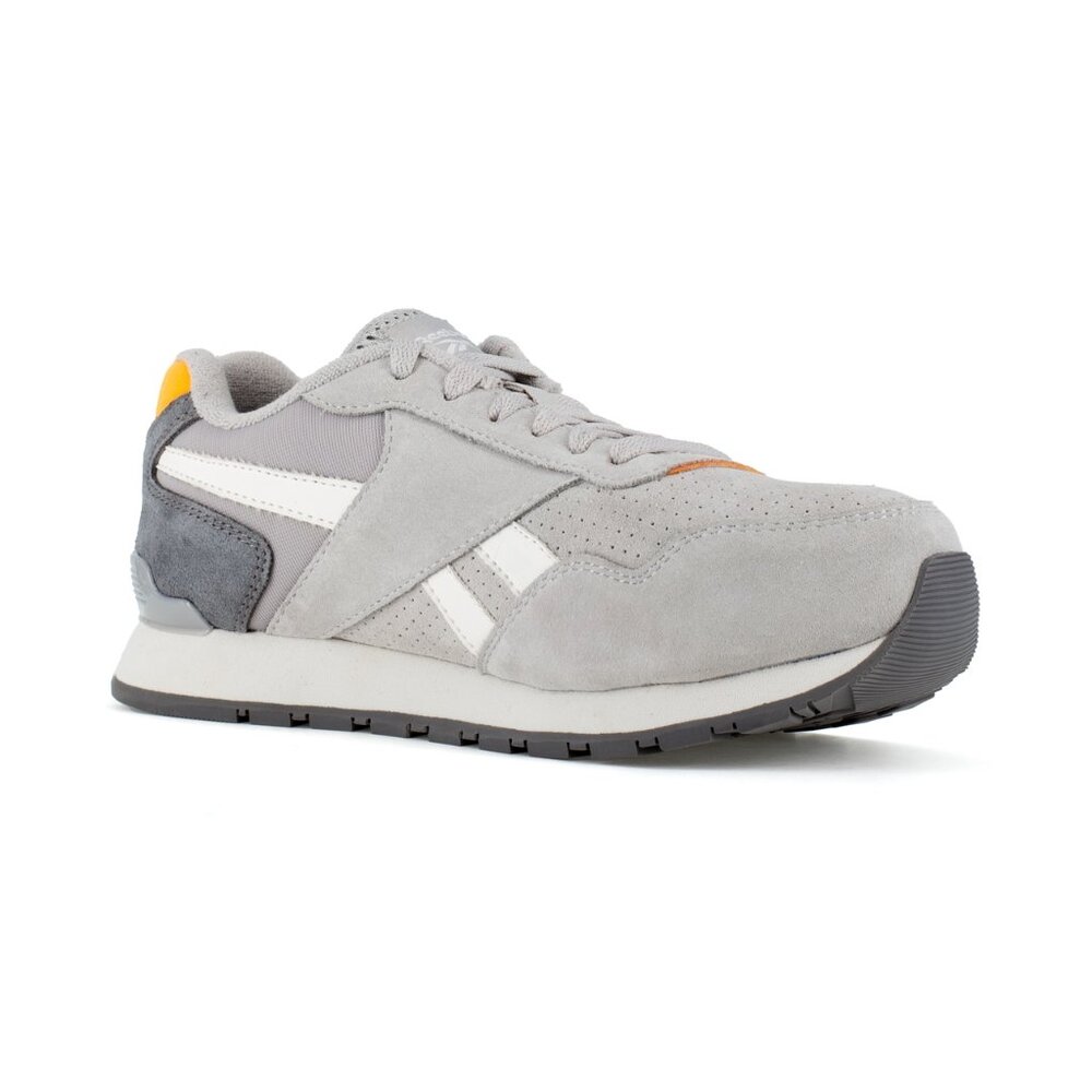 Reebok Women's Classic Work Sneaker Size 10, Grey and Orange - Harman Work RB980